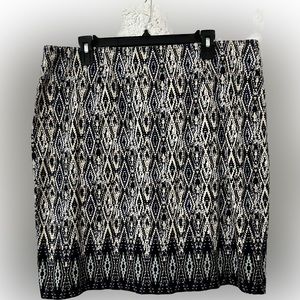 J Jill stretch pull-on skirt